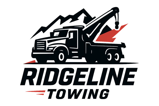 Towing Custom Logo Decal: Ridgeline Towing Design